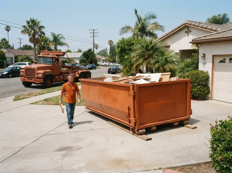 30-Yard Large Commercial Roll-Off in Los Angeles, CA